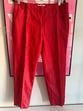 GAP Red Women's Straight-Leg Dress Pants